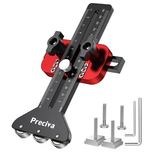 Thin Rip Table Saw Jig with 3 Pulleys for Repetitive Narrow Strip Cuts, Fits 3/8 x 3/4 U Slot & 1/4 x 3/8 T Slot Thin Rip Table Saw Jig with 3 Pulleys for Repetitive Narrow Strip Cuts, Fits 3/8 x 3/4 U Slot & 1/4 x 3/8 T Slot