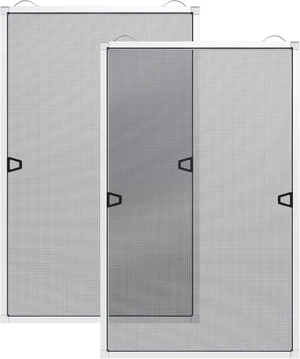 46" x 46" DIY Window Screen Frame Kit, White, 2 Sets 46" x 46" DIY Window Screen Frame Kit, White, 2 Sets