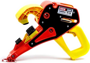 Lock Jaw Roof Ladder Stabilizer Hook for Gutter Slide-Lock Standoff in 5 Seconds, Prevents Ladder Movement & Falls Lock Jaw Roof Ladder Stabilizer Hook for Gutter Slide-Lock Standoff in 5 Seconds, Prevents Ladder Movement & Falls