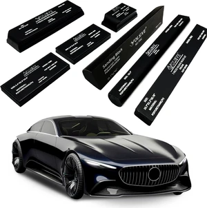 7-Piece PSA Hand Sanding Block Set with Long Panel Sander for Automotive Paint & Woodworking (Black) 7-Piece PSA Hand Sanding Block Set with Long Panel Sander for Automotive Paint & Woodworking (Black)