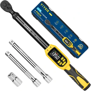 3/8" Drive Digital Torque Wrench, 5-99.5 Ft-lb (6.7-135 N.m) 3/8" Drive Digital Torque Wrench, 5-99.5 Ft-lb (6.7-135 N.m)