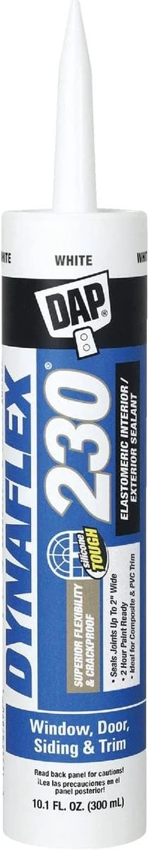 DYNAFLEX 230 Premium Indoor/Outdoor Sealant, White 10.1-oz Cartridge, 12-Pack (18275) DYNAFLEX 230 Premium Indoor/Outdoor Sealant, White 10.1-oz Cartridge, 12-Pack (18275)