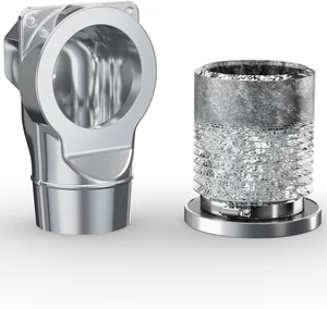 DV90 Magnetic Dryer Vent Coupling Kit, Airtight Seal Quick Connector with 2.6ft 4" Duct & Two Clamps DV90 Magnetic Dryer Vent Coupling Kit, Airtight Seal Quick Connector with 2.6ft 4" Duct & Two Clamps