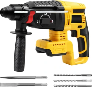 Cordless SDS Hammer Drill for Dewalt 20V MAX, Brushless Rotary Hammer with Safety Clutch for Concrete & Masonry (No Battery) Cordless SDS Hammer Drill for Dewalt 20V MAX, Brushless Rotary Hammer with Safety Clutch for Concrete & Masonry (No Battery)