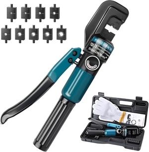 10-Ton Hydraulic Crimping Tool for 1/8"-3/16" Cable Railing Kits 10-Ton Hydraulic Crimping Tool for 1/8"-3/16" Cable Railing Kits
