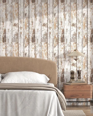 17.3"×393" Peel and Stick Shiplap Wood Contact Paper 17.3"×393" Peel and Stick Shiplap Wood Contact Paper