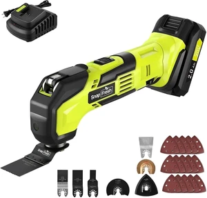 Cordless Oscillating Tool with 6-Speed Control, 22 PCS Accessories Cordless Oscillating Tool with 6-Speed Control, 22 PCS Accessories