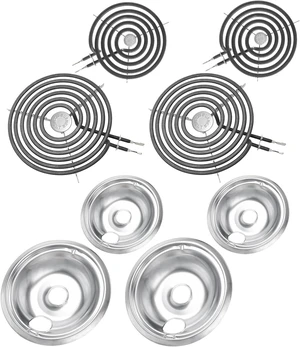 GE Drip Pans & Stove Burner Element Set, Replacement for WB30M1 & WB30M2 Hotpoint Stove Top GE Drip Pans & Stove Burner Element Set, Replacement for WB30M1 & WB30M2 Hotpoint Stove Top