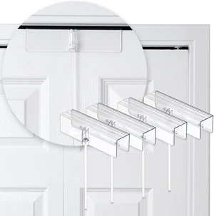 Child & Pet Proof Bi-Fold Door Lock for Closets, Clear Polycarbonate, Tool-Free Install for 1 3/8" Doors (4-Pack) Child & Pet Proof Bi-Fold Door Lock for Closets, Clear Polycarbonate, Tool-Free Install for 1 3/8" Doors (4-Pack)
