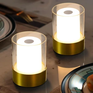 4" Bronze Cordless Rechargeable Outdoor Table Lamp, Set of 2 4" Bronze Cordless Rechargeable Outdoor Table Lamp, Set of 2