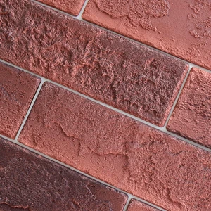 100-PC Vintage Red 3D Faux Brick Wall Tiles, Thin Veneers for Bedroom, Kitchen & Fireplace (14.2 sq ft) 100-PC Vintage Red 3D Faux Brick Wall Tiles, Thin Veneers for Bedroom, Kitchen & Fireplace (14.2 sq ft)