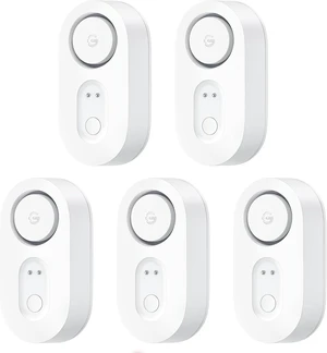 Upgraded Water Leak Detector with Adjustable 105dB Alarm, 5-Pack Upgraded Water Leak Detector with Adjustable 105dB Alarm, 5-Pack
