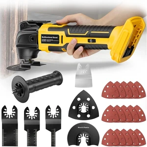 Cordless Brushless Oscillating Multi Tool Kit for Dewalt 20V Battery 6 Variable Speed, 22 Pcs for Cutting Wood, Drywall, Nails, Grout Removal & Sanding (Tools Only) Cordless Brushless Oscillating Multi Tool Kit for Dewalt 20V Battery 6 Variable Speed, 22 Pcs for Cutting Wood, Drywall, Nails, Grout Removal & Sanding (Tools Only)