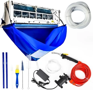 AC Cleaning Bag with Support Rods & Strong Washing Tool Universal Air Conditioner Cleaning Kit, Mini Split Water Bag for Home AC Cleaning AC Cleaning Bag with Support Rods & Strong Washing Tool Universal Air Conditioner Cleaning Kit, Mini Split Water Bag for Home AC Cleaning