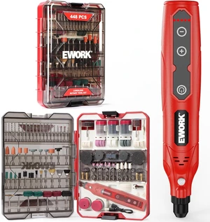 5-Speed Mini Rotary Tool Kit 448 PCS for DIY Enthusiasts 5-Speed Mini Rotary Tool Kit 448 PCS for DIY Enthusiasts