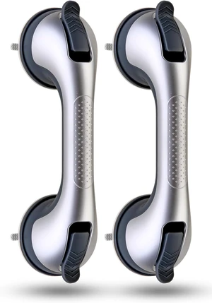 Suction Cup Shower Grab Bars 2 Pack for Seniors Bathtub Rail Handles Suction Cup Shower Grab Bars 2 Pack for Seniors Bathtub Rail Handles