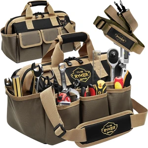 Ryker 14'' Heavy Duty Tool Bag Organizer for Electricians & HVAC Ryker 14'' Heavy Duty Tool Bag Organizer for Electricians & HVAC