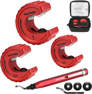 3 PCS Copper Tubing Cutter Set Copper Pipe Cutting Tool 3 PCS Copper Tubing Cutter Set Copper Pipe Cutting Tool