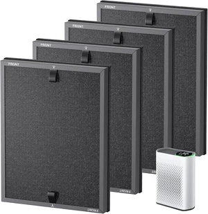 HAP602 Replacement Filters 4 Pack for ECOSELF HAP602/HAP602WF Air Purifier HAP602 Replacement Filters 4 Pack for ECOSELF HAP602/HAP602WF Air Purifier
