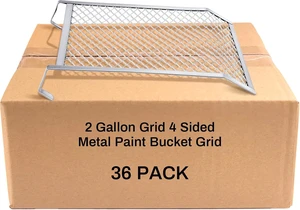 36 Pcs Metal Paint Roller Grid for 2 Gallon Buckets Paint Screen 36 Pcs Metal Paint Roller Grid for 2 Gallon Buckets Paint Screen