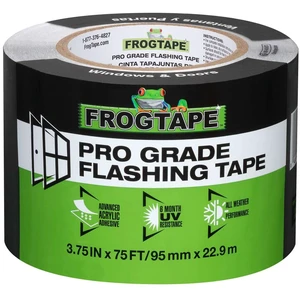 Pro Grade Flashing Tape for Windows & Doors, 3.75 in Width, Black Pro Grade Flashing Tape for Windows & Doors, 3.75 in Width, Black