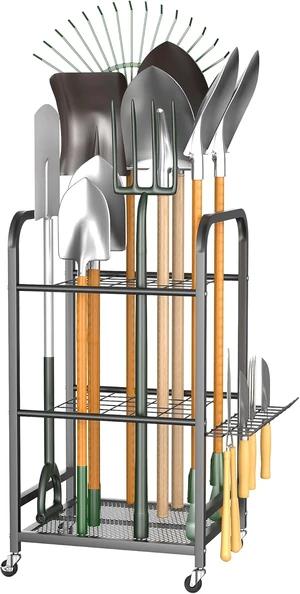 Garden Tool Organizer & Storage Stand for Yard Tools Garden Tool Organizer & Storage Stand for Yard Tools