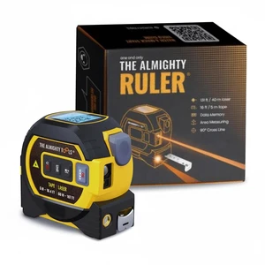 The Almighty Ruler Laser Tape Measure Smart Range Finder, 131ft / 40m The Almighty Ruler Laser Tape Measure Smart Range Finder, 131ft / 40m