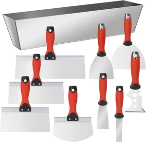 10 PCS Drywall Tool Kit Set 10 PCS Drywall Tool Kit Set