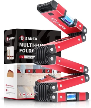 28-Inch Multi-Function Foldable Level Multi-Angle Measurement Woodworking Tool, Precise Leveling in Any Position, Gift for Father, Him & Her 28-Inch Multi-Function Foldable Level Multi-Angle Measurement Woodworking Tool, Precise Leveling in Any Position, Gift for Father, Him & Her