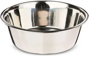 Vibrant Life Extra Large 38-Cup Stainless Steel Pet Bowl, Silver Vibrant Life Extra Large 38-Cup Stainless Steel Pet Bowl, Silver