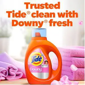 Tide Laundry Detergent Liquid Plus a Boost of Ultra Downy, April Fresh Scent, 27 fl oz, 19 Loads Tide Laundry Detergent Liquid Plus a Boost of Ultra Downy, April Fresh Scent, 27 fl oz, 19 Loads