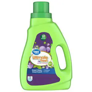 Great Value Ultimate Fresh Twilight Dreams Laundry Detergent, 46 fl oz, 32 Loads Great Value Ultimate Fresh Twilight Dreams Laundry Detergent, 46 fl oz, 32 Loads
