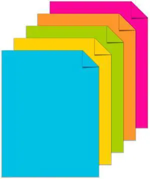 Astrobrights Color Paper, 8.5 x 11", 24 lb/89 Gsm, 5-Colors, 100 Sheets, Bright Assortment, Item 98768 Astrobrights Color Paper, 8.5 x 11", 24 lb/89 Gsm, 5-Colors, 100 Sheets, Bright Assortment, Item 98768