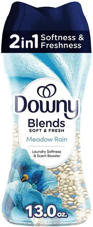 Downy Blends Soft & Fresh In-Wash Laundry Scent Booster Beads, Meadow Rain Scent, 13 oz Downy Blends Soft & Fresh In-Wash Laundry Scent Booster Beads, Meadow Rain Scent, 13 oz