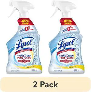 (2 pack) Lysol Bleach Free Hydrogen Peroxide Multi-Purpose Cleaner, Citrus 32 fl oz (2 pack) Lysol Bleach Free Hydrogen Peroxide Multi-Purpose Cleaner, Citrus 32 fl oz
