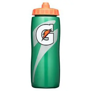 Gatorade Contour Style Squeeze Water Bottle, Green, 28oz Gatorade Contour Style Squeeze Water Bottle, Green, 28oz