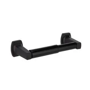 Mainstays Matte Black Wall Mount Toilet Paper Holder with Hardware Mainstays Matte Black Wall Mount Toilet Paper Holder with Hardware