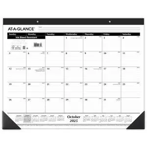 AT-A-GLANCE 2026 Monthly Desk Pad Calendar, 21.75" x 17" AT-A-GLANCE 2026 Monthly Desk Pad Calendar, 21.75" x 17"