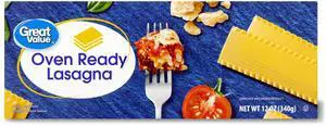 (6 pack) Great Value Oven Ready Lasagna Pasta, 12 oz (6 pack) Great Value Oven Ready Lasagna Pasta, 12 oz