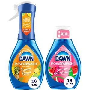Dawn Powerwash Dish Spray Tropical Watermelon, 16oz Bottle, 2 Pack Dawn Powerwash Dish Spray Tropical Watermelon, 16oz Bottle, 2 Pack