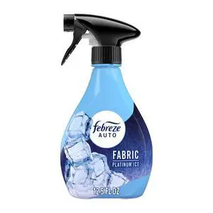 Febreze AUTO Car Fabric Spray, Odor Fighting Air Freshener, Platinum Ice, 12.5 fl oz Febreze AUTO Car Fabric Spray, Odor Fighting Air Freshener, Platinum Ice, 12.5 fl oz