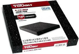 Hyper Tough Vehicle Jack Pad 6.5 Inch for Cars and Trailers Hyper Tough Vehicle Jack Pad 6.5 Inch for Cars and Trailers