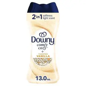 Downy Blends In-Wash Laundry Scent Booster Beads, Toasted Vanilla Scent, Fabric Sottener Beads and Freshness, 13 OZ Downy Blends In-Wash Laundry Scent Booster Beads, Toasted Vanilla Scent, Fabric Sottener Beads and Freshness, 13 OZ
