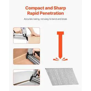 KFFKFF 16 Gauge Angled Finish Nails, 2-Inch Galvanized, 2000-Count, 20-Degree Heavy-Duty Brad Nails with Anti-Rust Coating, Compatible with 16GA 20° Angled Nailers KFFKFF 16 Gauge Angled Finish Nails, 2-Inch Galvanized, 2000-Count, 20-Degree Heavy-Duty Brad Nails with Anti-Rust Coating, Compatible with 16GA 20° Angled Nailers