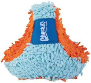 Chuckit! Indoor Tumbler Fetch Dog Toy for Indoors, Chenille Fabric, 6.5", Pack of 1, Orange and Blue Chuckit! Indoor Tumbler Fetch Dog Toy for Indoors, Chenille Fabric, 6.5", Pack of 1, Orange and Blue