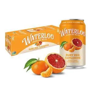 Waterloo Sparkling Water Ruby Red Tangerine 12 Fl Oz Cans (Pack of 12) Waterloo Sparkling Water Ruby Red Tangerine 12 Fl Oz Cans (Pack of 12)