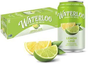 Waterloo Lemon-Lime Sparkling Water, 12 Fl Oz Cans (Pack of 12) Waterloo Lemon-Lime Sparkling Water, 12 Fl Oz Cans (Pack of 12)