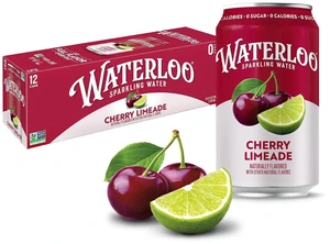 Waterloo Sparkling Water Cherry Limeade 12 Fl Oz Cans (Pack of 12) Waterloo Sparkling Water Cherry Limeade 12 Fl Oz Cans (Pack of 12)