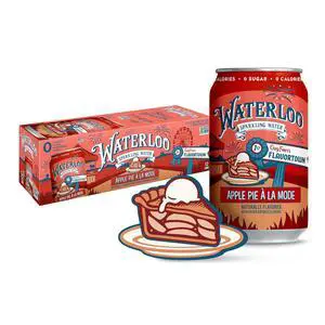 Waterloo Sparkling Water Apple Pie A La Mode, 12 Fl Oz Cans (Pack of 12) Waterloo Sparkling Water Apple Pie A La Mode, 12 Fl Oz Cans (Pack of 12)