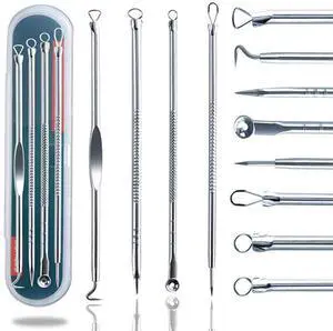 Blackhead Remover, Pimple Comedone Extractor Tool - Best Acne Removal Kit Blackhead Remover, Pimple Comedone Extractor Tool - Best Acne Removal Kit